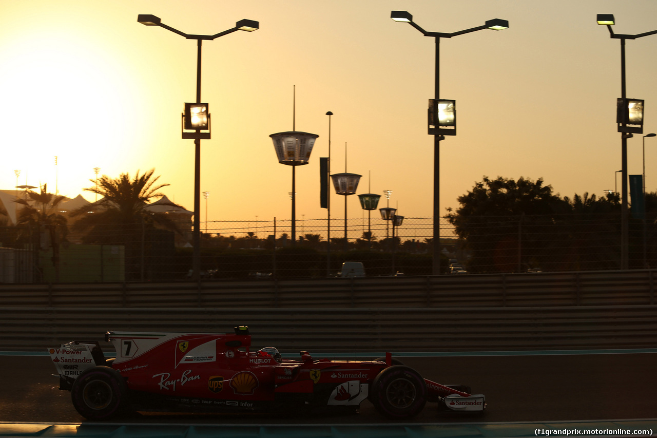 GP ABU DHABI, 25.11.2017 - Qualifiche, Kimi Raikkonen (FIN) Ferrari SF70H