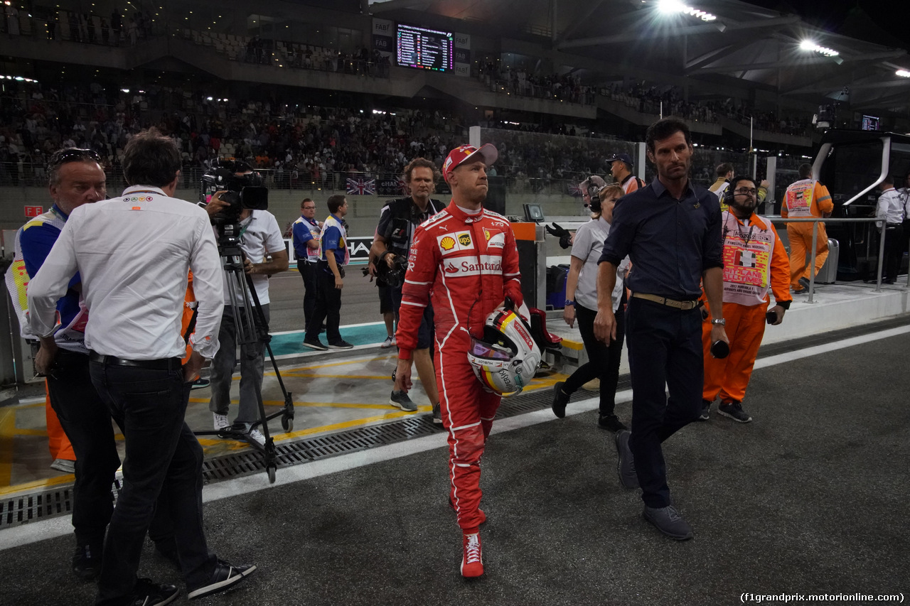 GP ABU DHABI, 25.11.2017 - Qualifiche, 3rd place Sebastian Vettel (GER) Ferrari SF70H