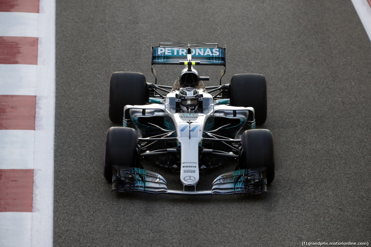 GP ABU DHABI, 25.11.2017 - Qualifiche, Valtteri Bottas (FIN) Mercedes AMG F1 W08