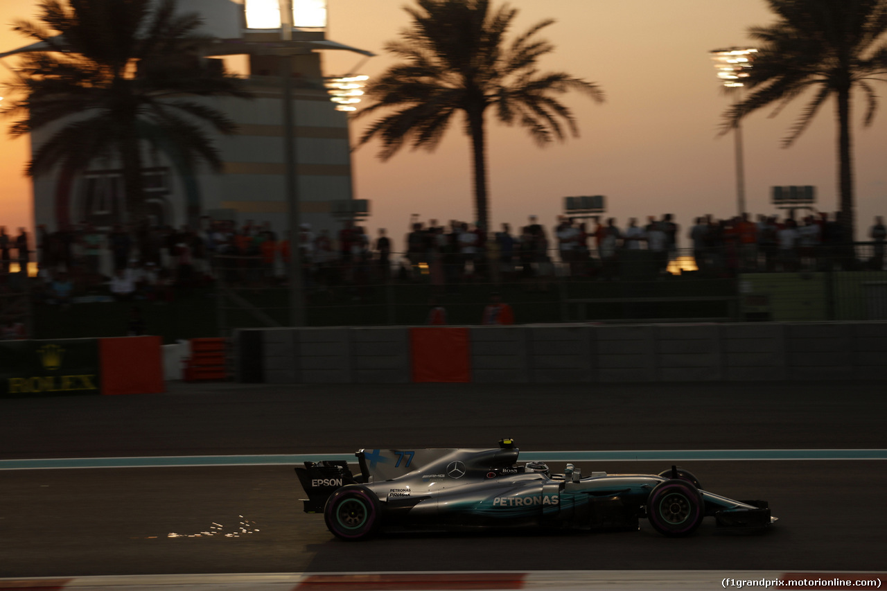 GP ABU DHABI, 25.11.2017 - Qualifiche, Valtteri Bottas (FIN) Mercedes AMG F1 W08