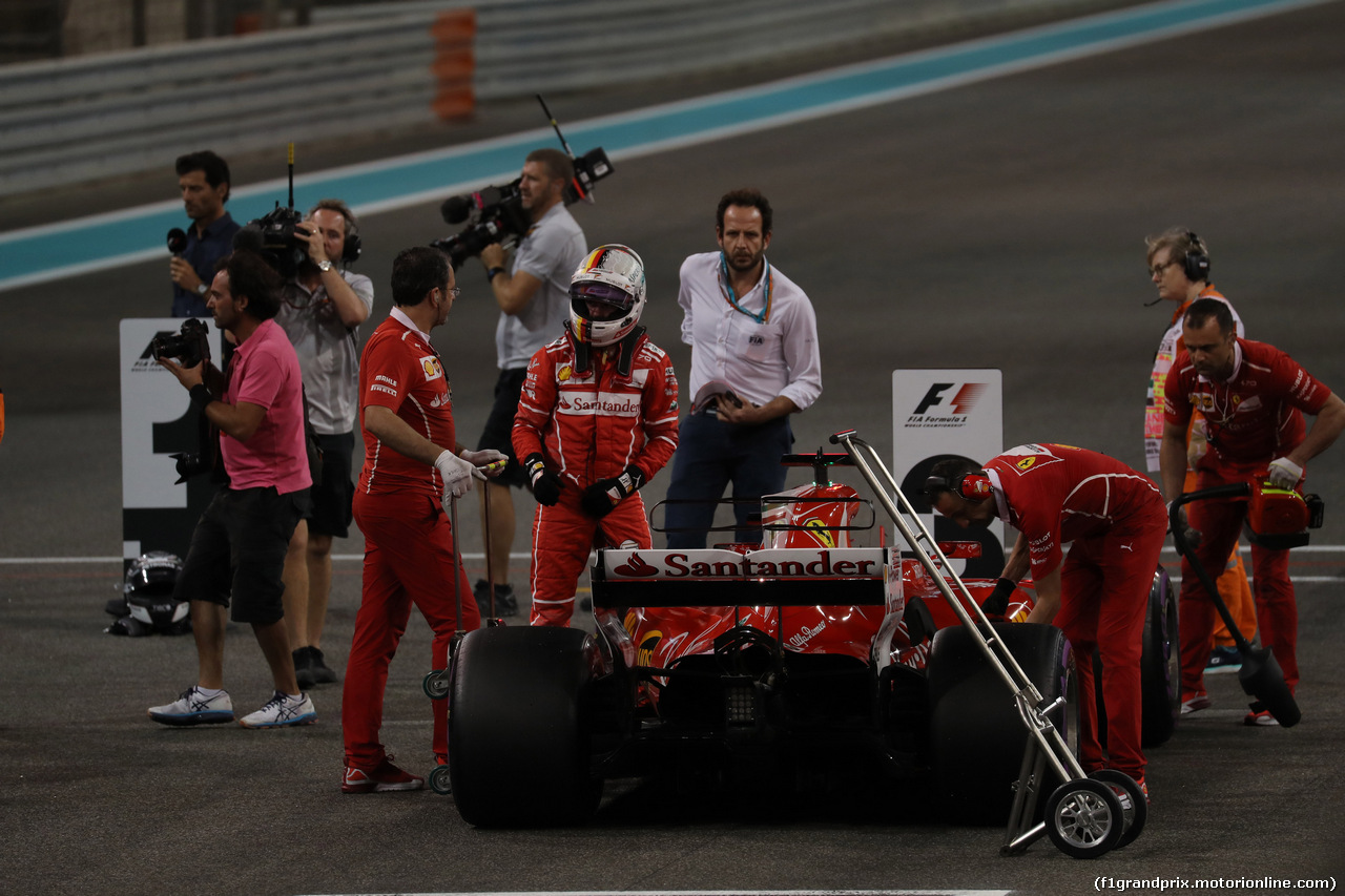 GP ABU DHABI, 25.11.2017 - Qualifiche, 3rd place Sebastian Vettel (GER) Ferrari SF70H