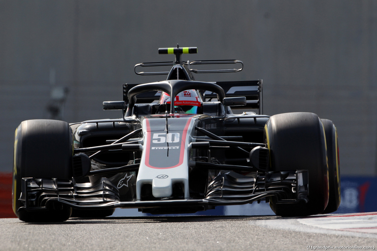 GP ABU DHABI, 24.11.2017 - Prove Libere 1, Antonio Giovinazzi (ITA) Haas F1 Team Test Driver
