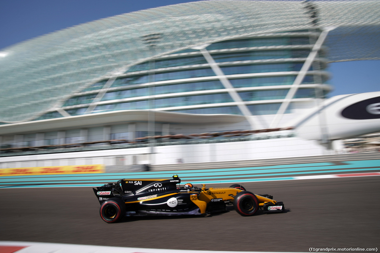 GP ABU DHABI, 24.11.2017 - Prove Libere 1, Carlos Sainz Jr (ESP) Renault Sport F1 Team RS17