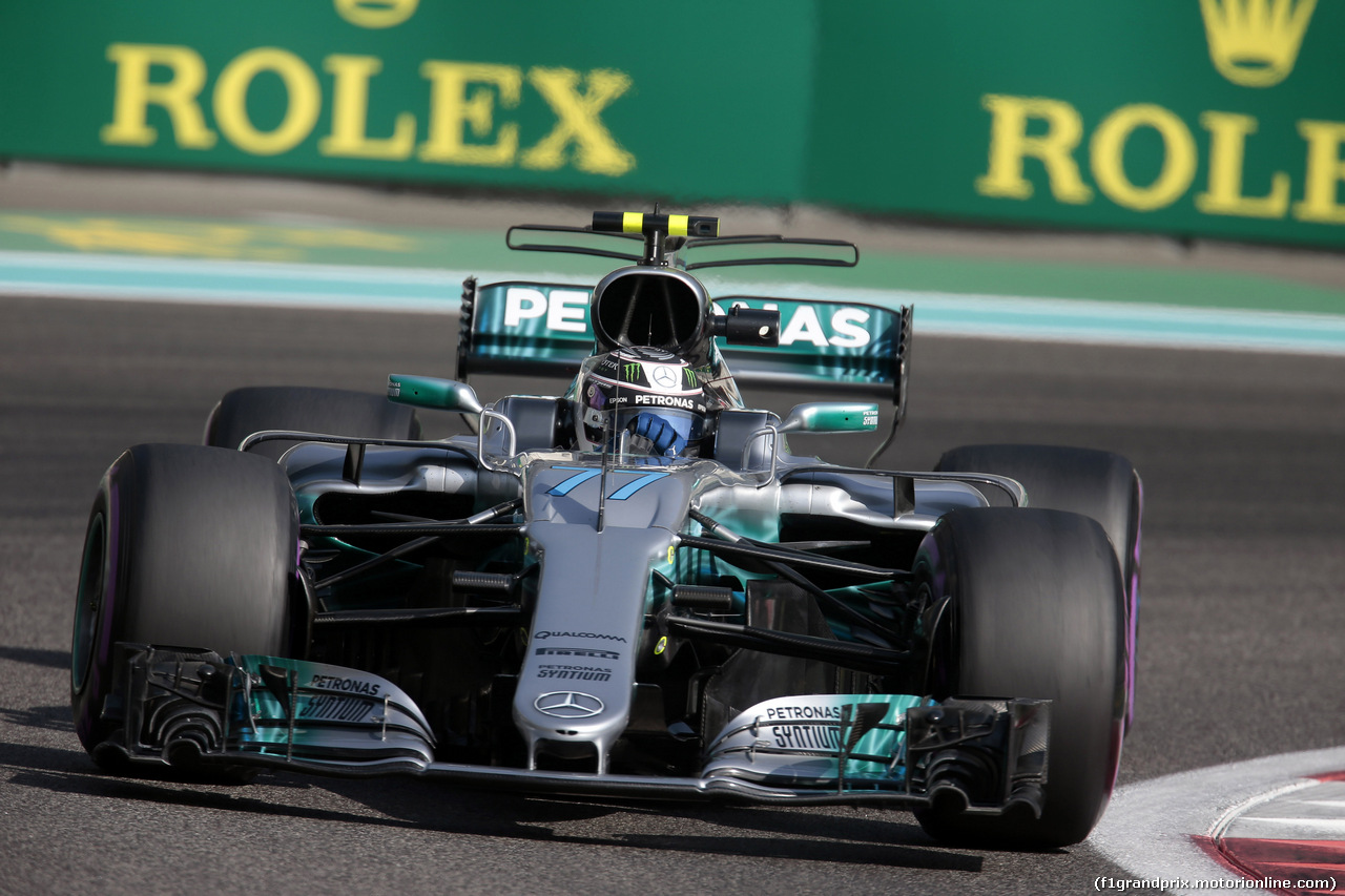 GP ABU DHABI, 24.11.2017 - Prove Libere 1, Valtteri Bottas (FIN) Mercedes AMG F1 W08