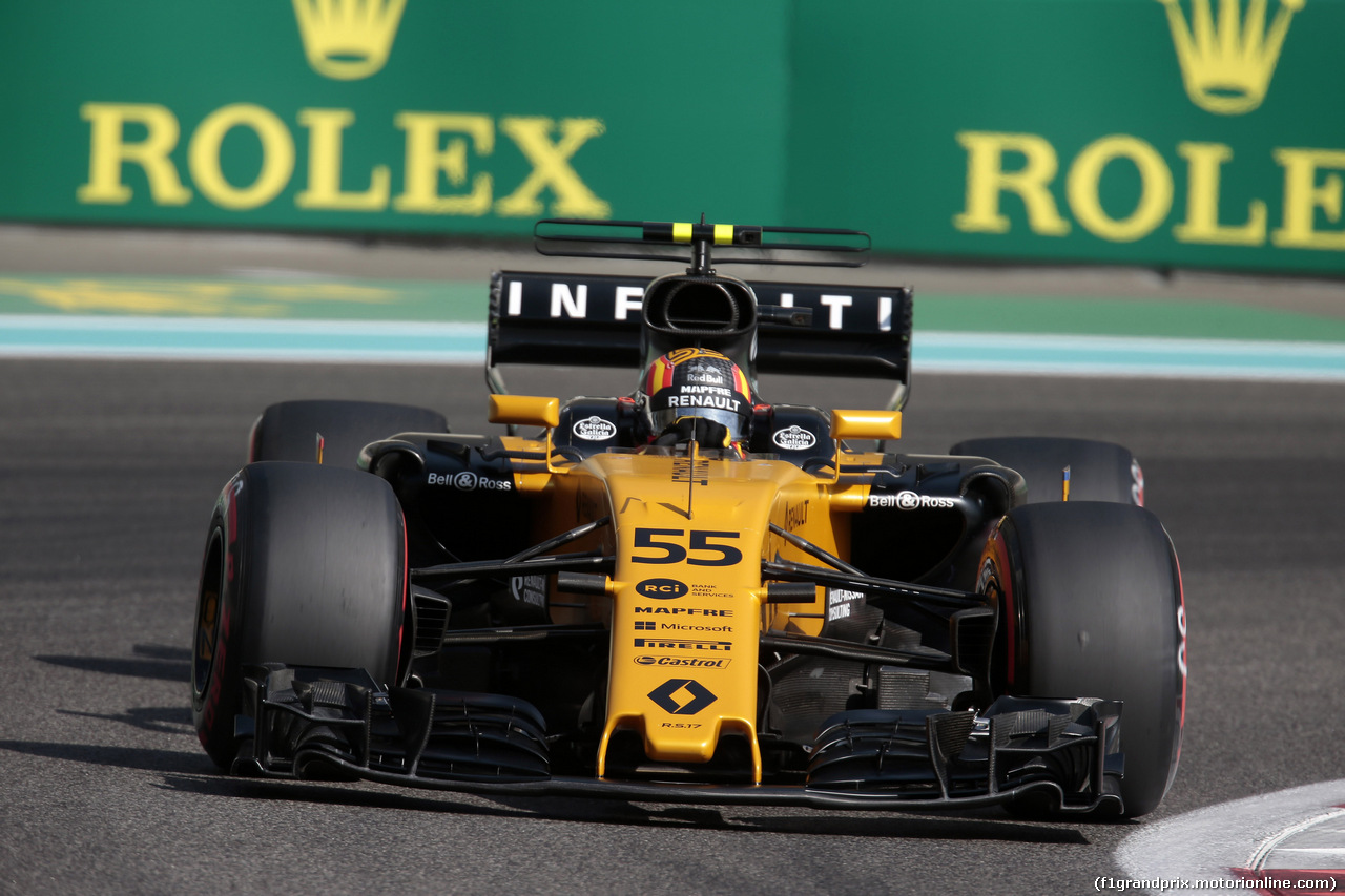 GP ABU DHABI, 24.11.2017 - Prove Libere 1, Carlos Sainz Jr (ESP) Renault Sport F1 Team RS17