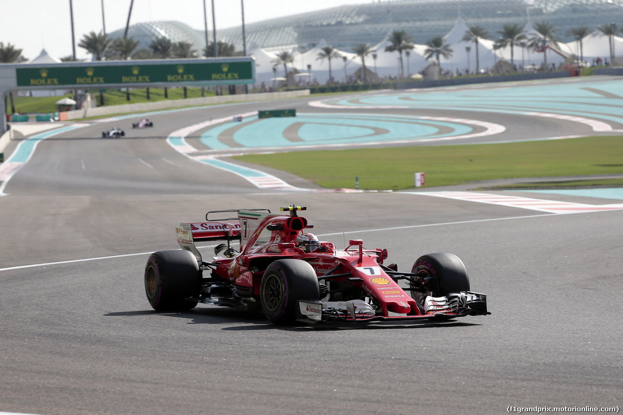 GP ABU DHABI, 24.11.2017 - Prove Libere 1, Kimi Raikkonen (FIN) Ferrari SF70H