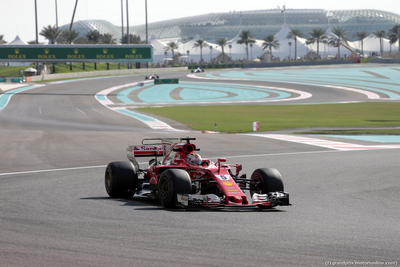 GP ABU DHABI, 24.11.2017 - Prove Libere 1, Sebastian Vettel (GER) Ferrari SF70H