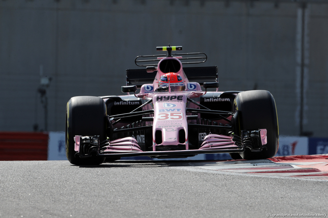 GP ABU DHABI, 24.11.2017 - Prove Libere 1, George Russell (GBR Test Driver, Sahara Force India F1 VJM010