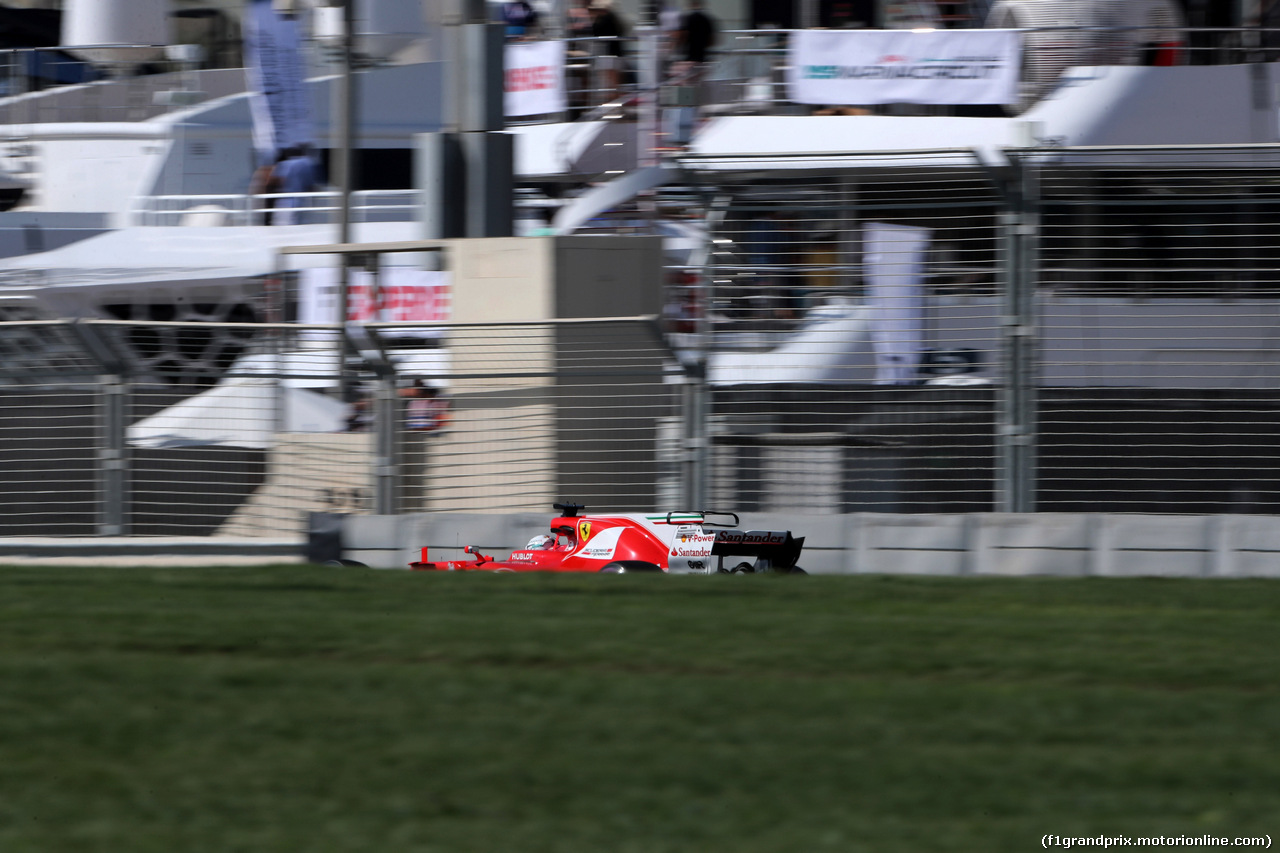 GP ABU DHABI, 24.11.2017 - Prove Libere 1, Sebastian Vettel (GER) Ferrari SF70H