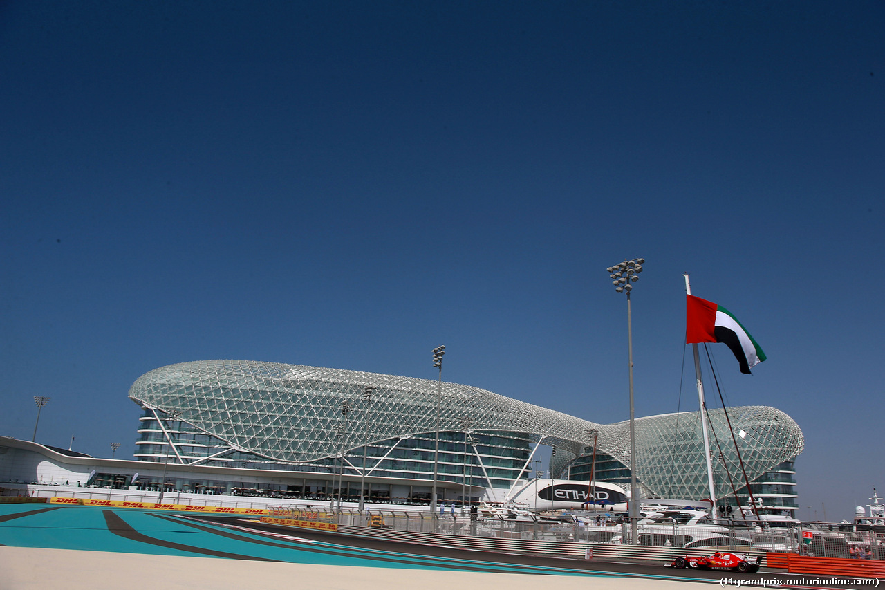 GP ABU DHABI, 24.11.2017 - Prove Libere 1, Kimi Raikkonen (FIN) Ferrari SF70H