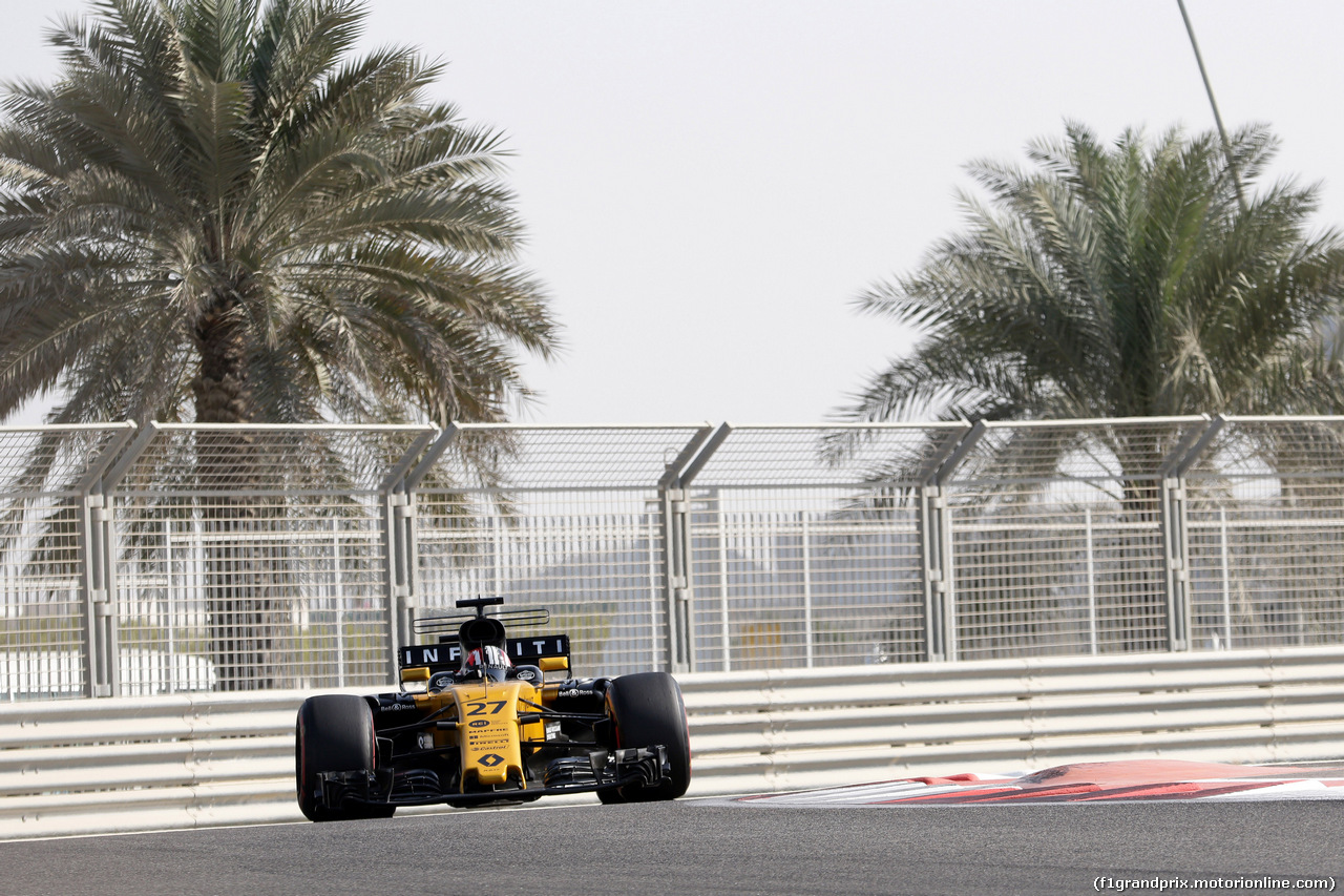 GP ABU DHABI, 24.11.2017 - Prove Libere 1, Nico Hulkenberg (GER) Renault Sport F1 Team RS17