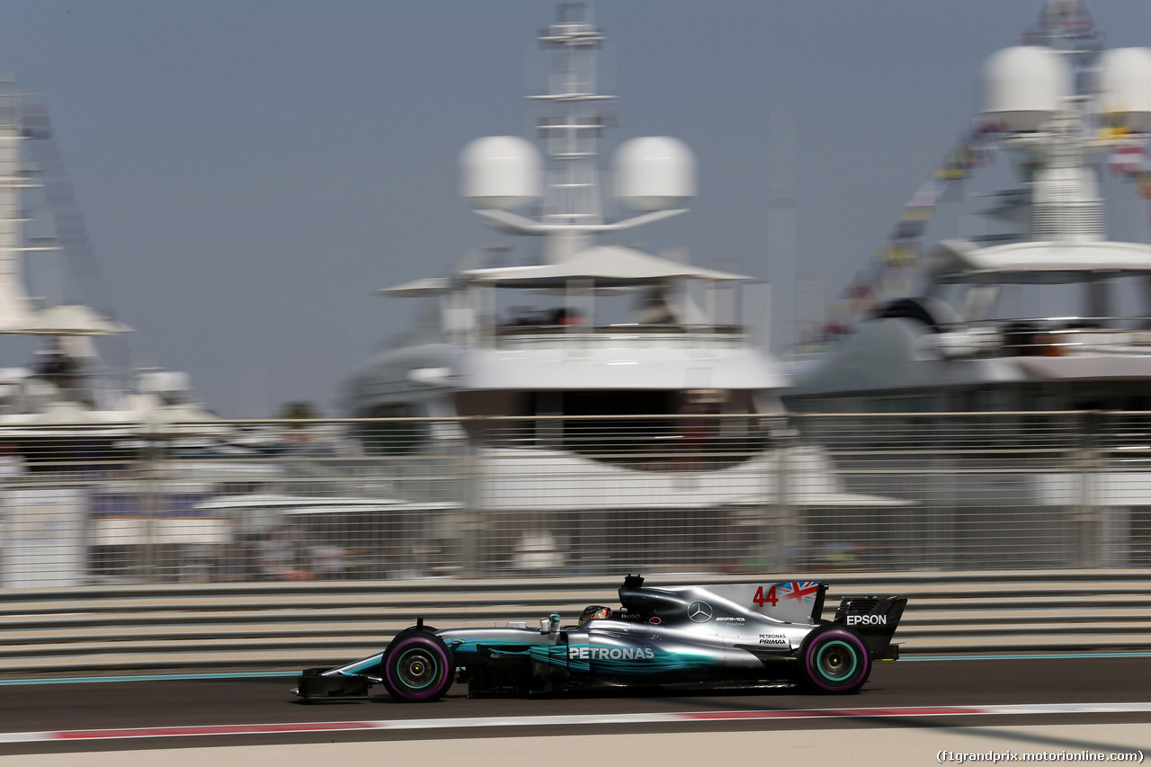 GP ABU DHABI, 24.11.2017 - Prove Libere 1, Lewis Hamilton (GBR) Mercedes AMG F1 W08