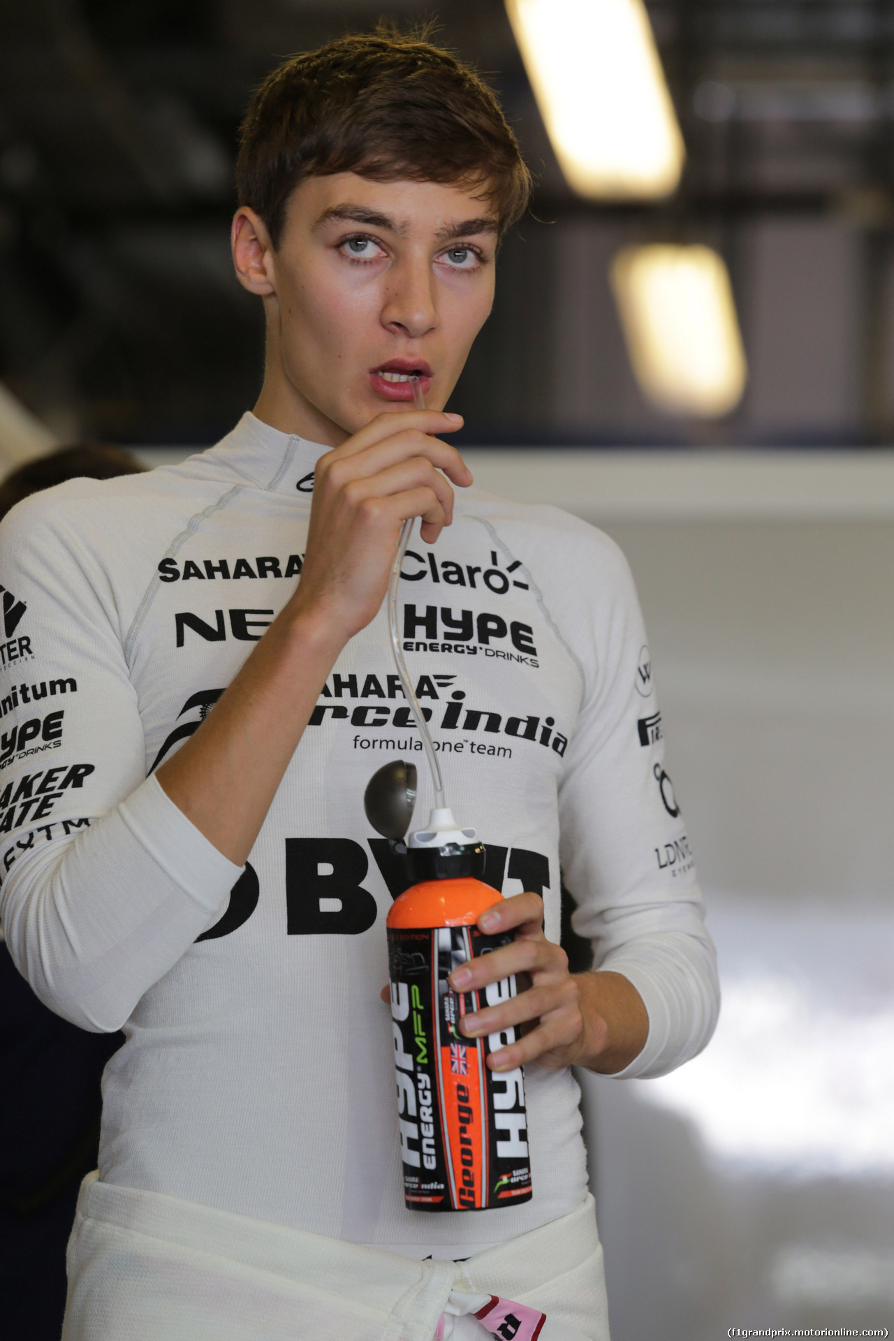 GP ABU DHABI, 24.11.2017 - Prove Libere 1, George Russell (GBR) Test Driver, Sahara Force India F1 VJM010