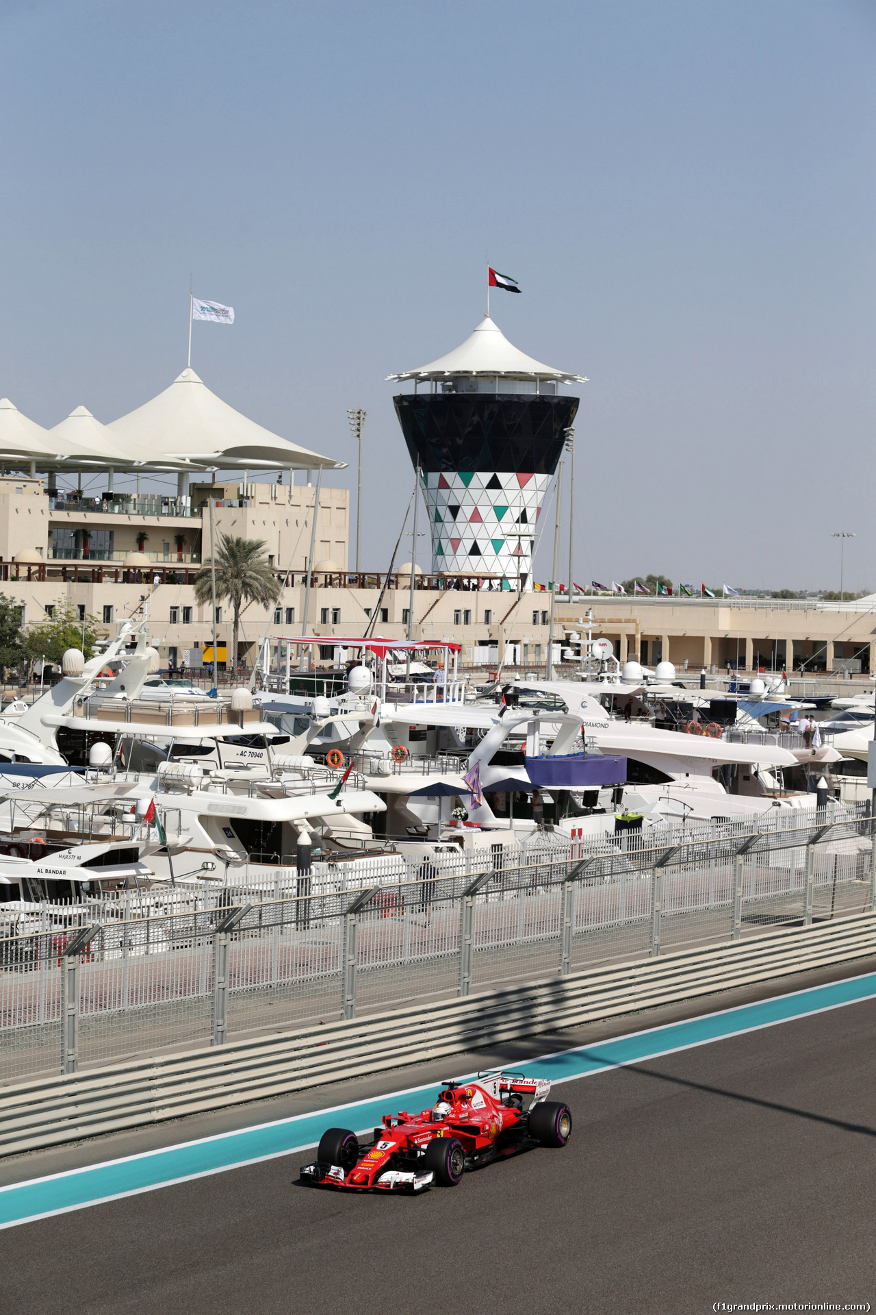 GP ABU DHABI, 24.11.2017 - Prove Libere 1, Sebastian Vettel (GER) Ferrari SF70H