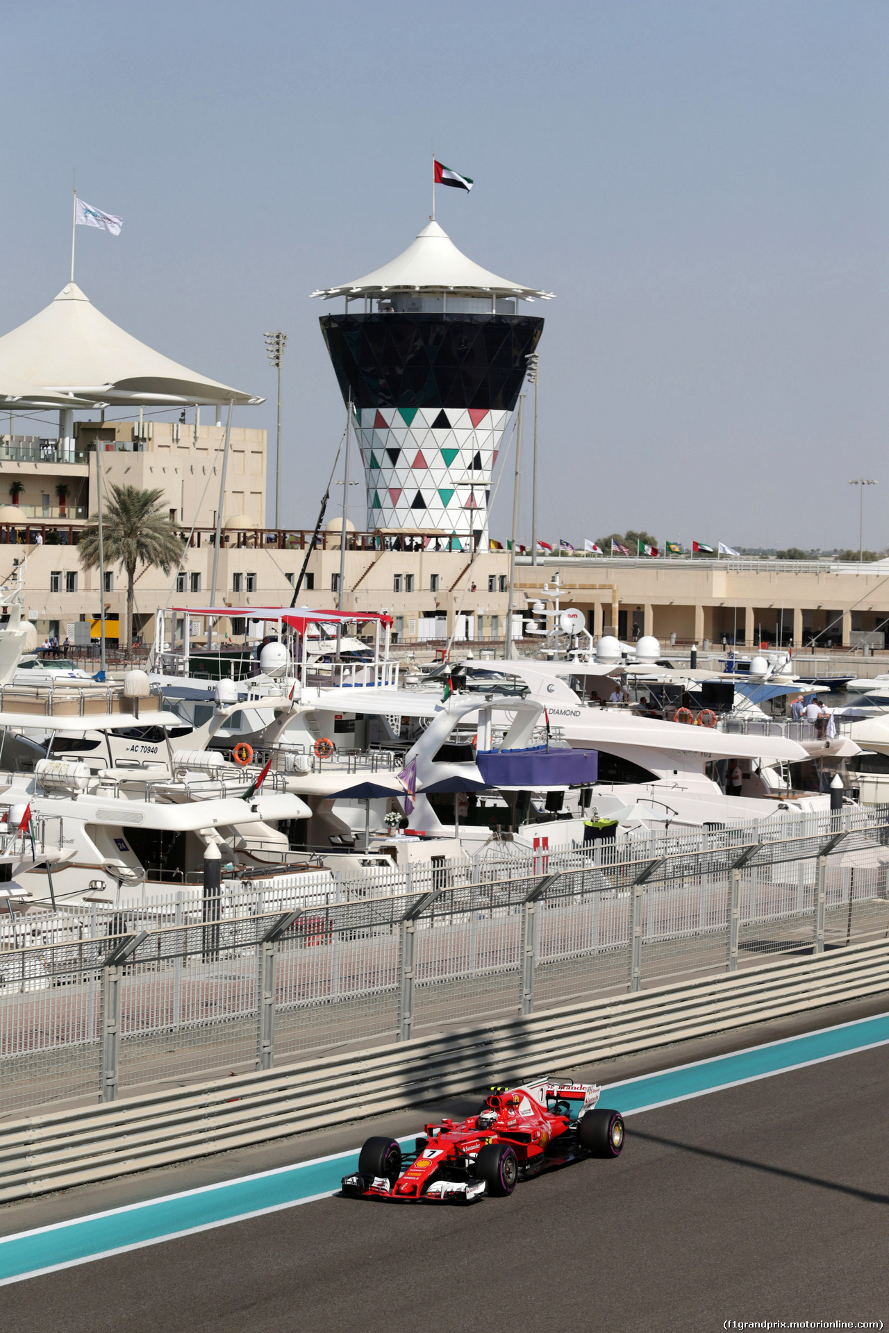 GP ABU DHABI, 24.11.2017 - Prove Libere 1, Kimi Raikkonen (FIN) Ferrari SF70H
