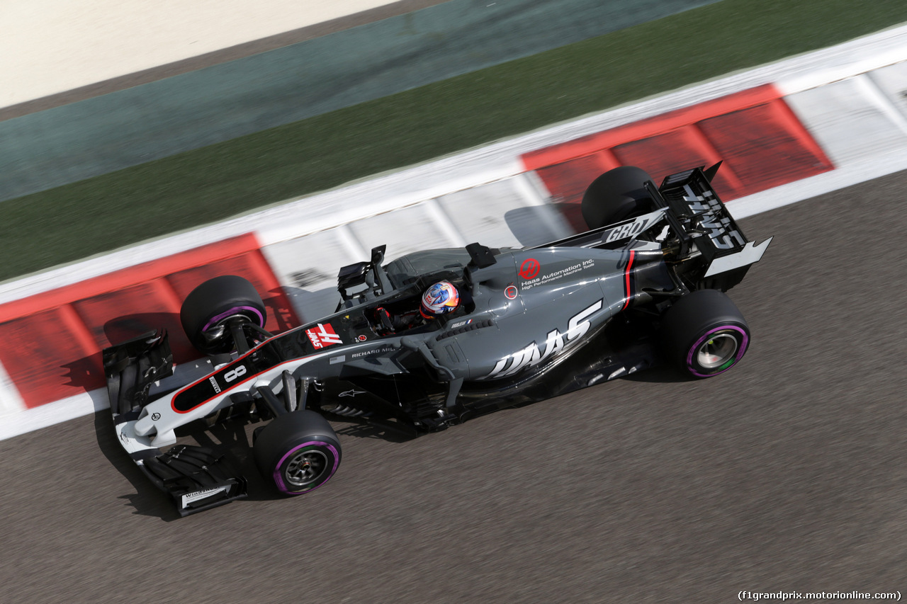 GP ABU DHABI, 24.11.2017 - Prove Libere 1, Romain Grosjean (FRA) Haas F1 Team VF-17