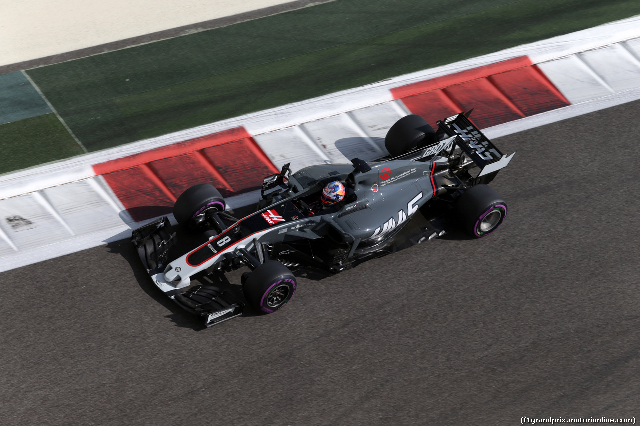 GP ABU DHABI, 24.11.2017 - Prove Libere 1, Romain Grosjean (FRA) Haas F1 Team VF-17