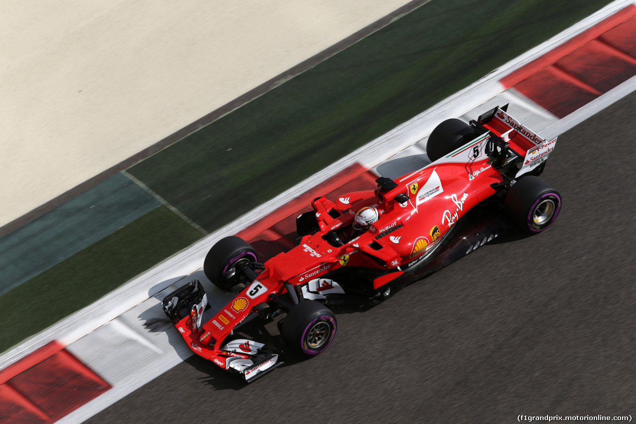 GP ABU DHABI, 24.11.2017 - Prove Libere 1, Sebastian Vettel (GER) Ferrari SF70H