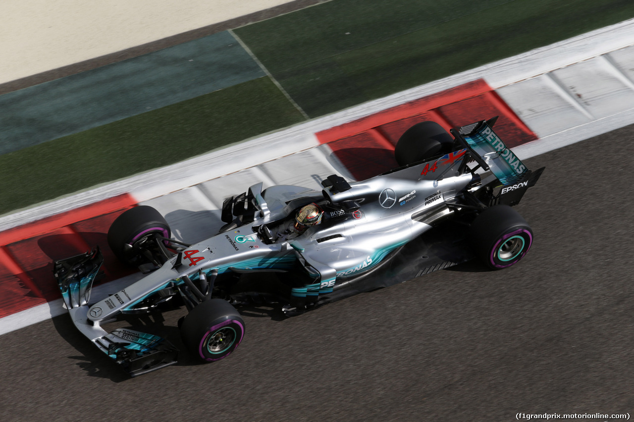 GP ABU DHABI, 24.11.2017 - Prove Libere 1, Lewis Hamilton (GBR) Mercedes AMG F1 W08