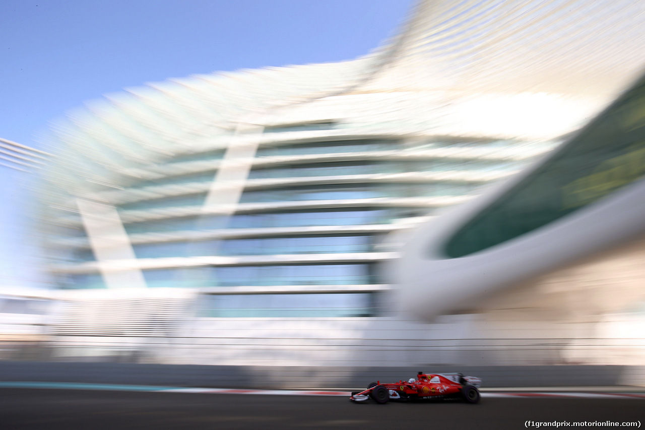 GP ABU DHABI, 24.11.2017 - Prove Libere 1, Sebastian Vettel (GER) Ferrari SF70H