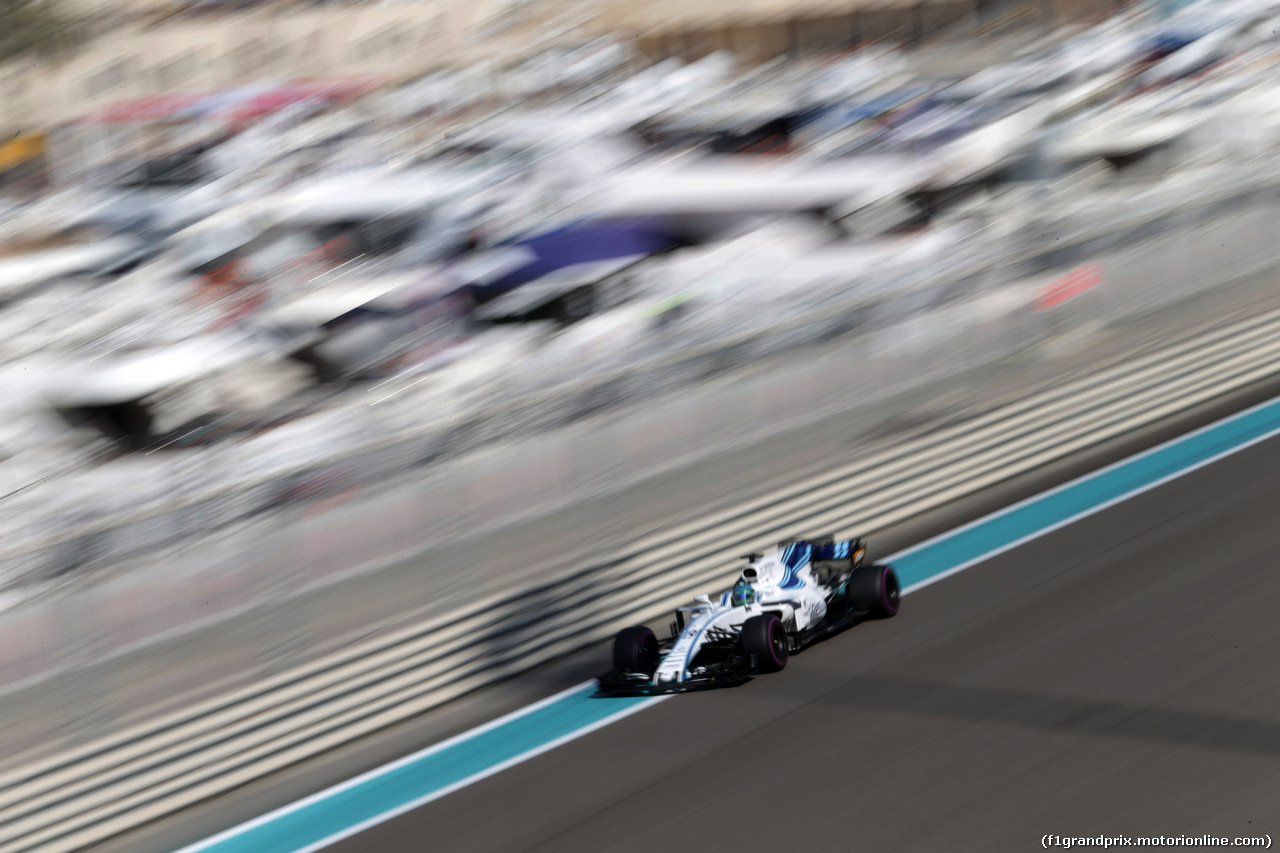 GP ABU DHABI, 24.11.2017 - Prove Libere 1, Felipe Massa (BRA) Williams FW40