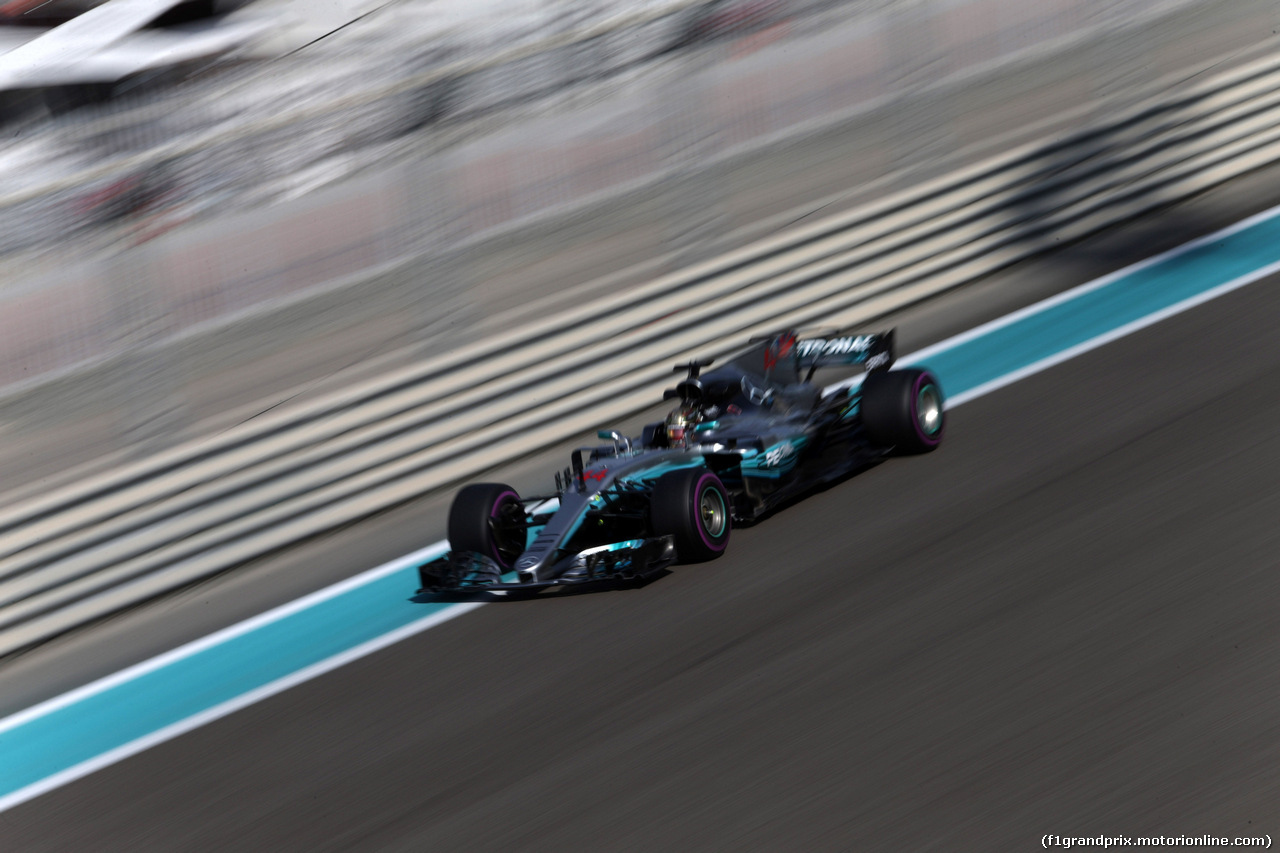 GP ABU DHABI, 24.11.2017 - Prove Libere 1, Lewis Hamilton (GBR) Mercedes AMG F1 W08