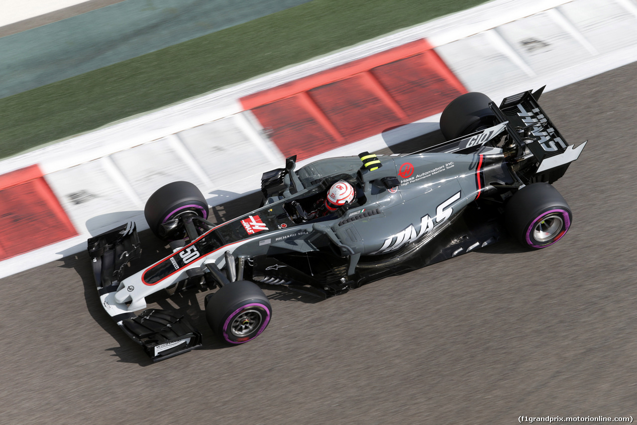 GP ABU DHABI, 24.11.2017 - Prove Libere 1, Antonio Giovinazzi (ITA) Haas F1 Team Test Driver