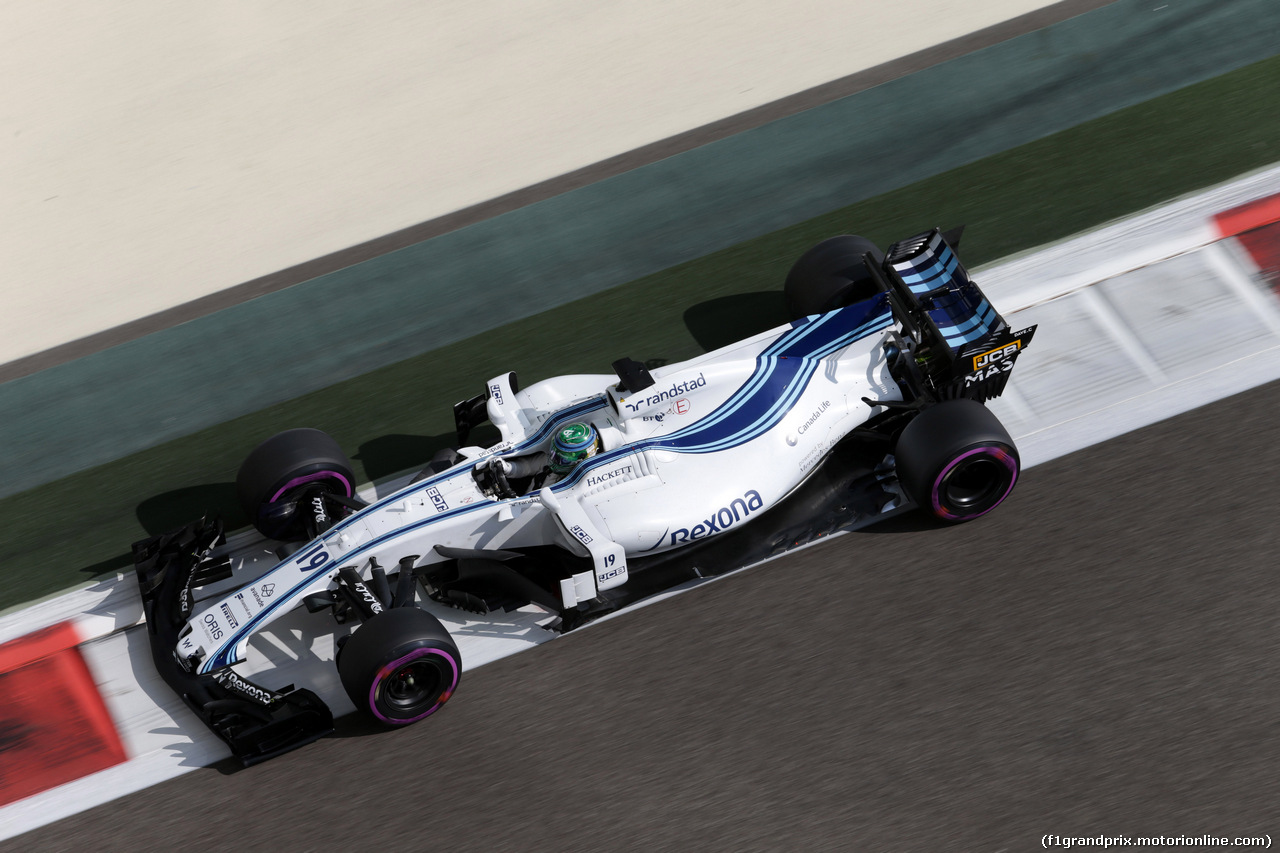 GP ABU DHABI, 24.11.2017 - Prove Libere 1, Felipe Massa (BRA) Williams FW40