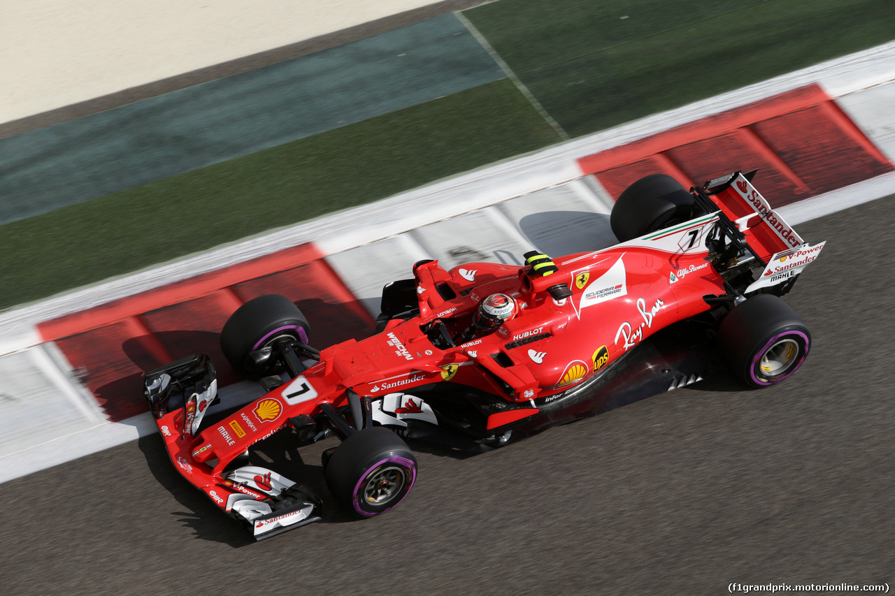 GP ABU DHABI, 24.11.2017 - Prove Libere 1, Kimi Raikkonen (FIN) Ferrari SF70H