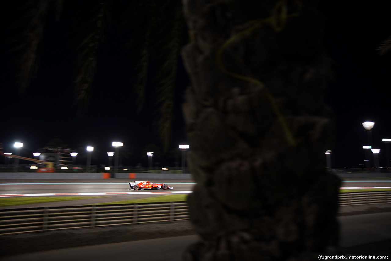 GP ABU DHABI, 24.11.2017 - Prove Libere 2, Sebastian Vettel (GER) Ferrari SF70H