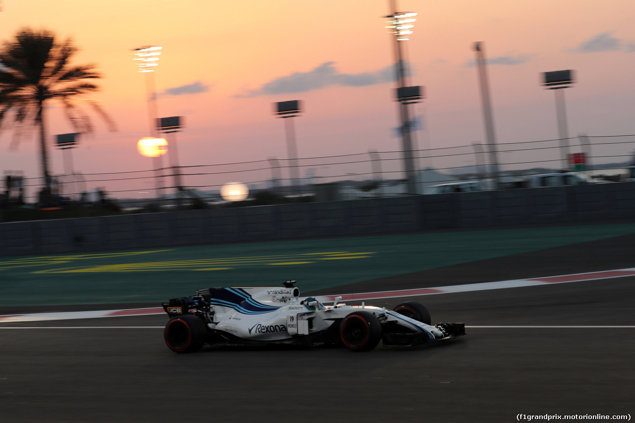 GP ABU DHABI, 24.11.2017 - Prove Libere 2, Felipe Massa (BRA) Williams FW40