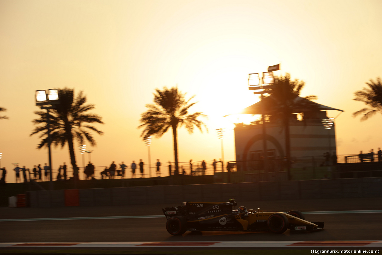 GP ABU DHABI, 24.11.2017 - Prove Libere 2, Nico Hulkenberg (GER) Renault Sport F1 Team RS17
