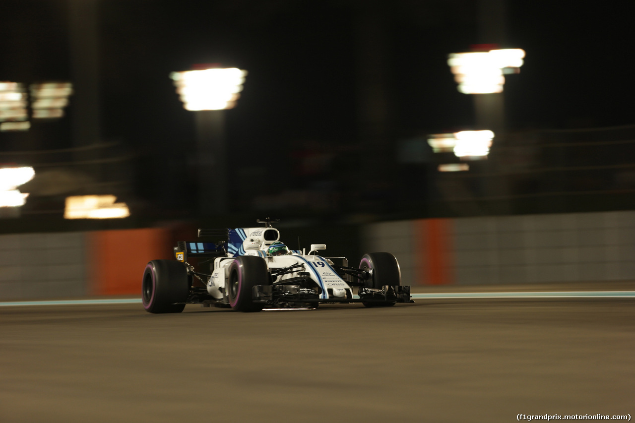 GP ABU DHABI, 24.11.2017 - Prove Libere 2, Felipe Massa (BRA) Williams FW40