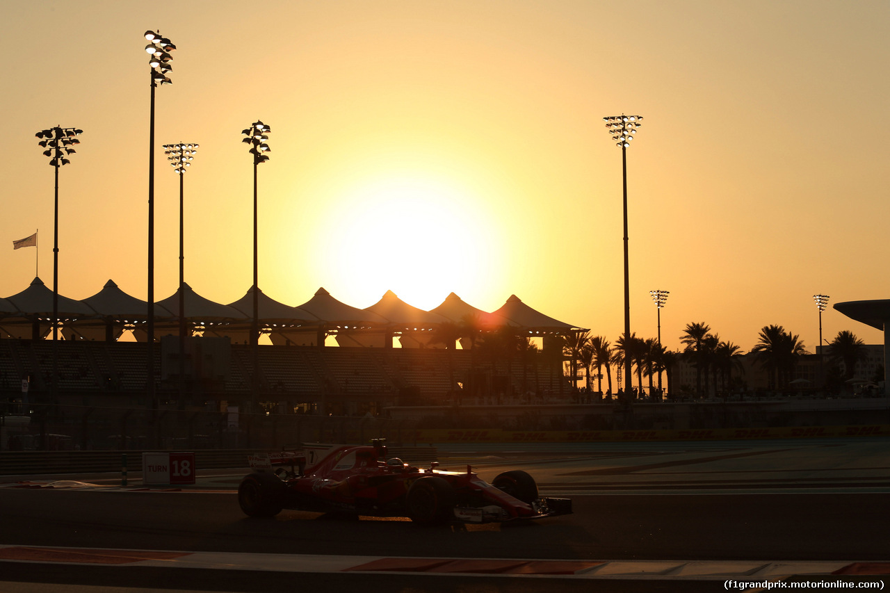 GP ABU DHABI, 24.11.2017 - Prove Libere 2, Sebastian Vettel (GER) Ferrari SF70H