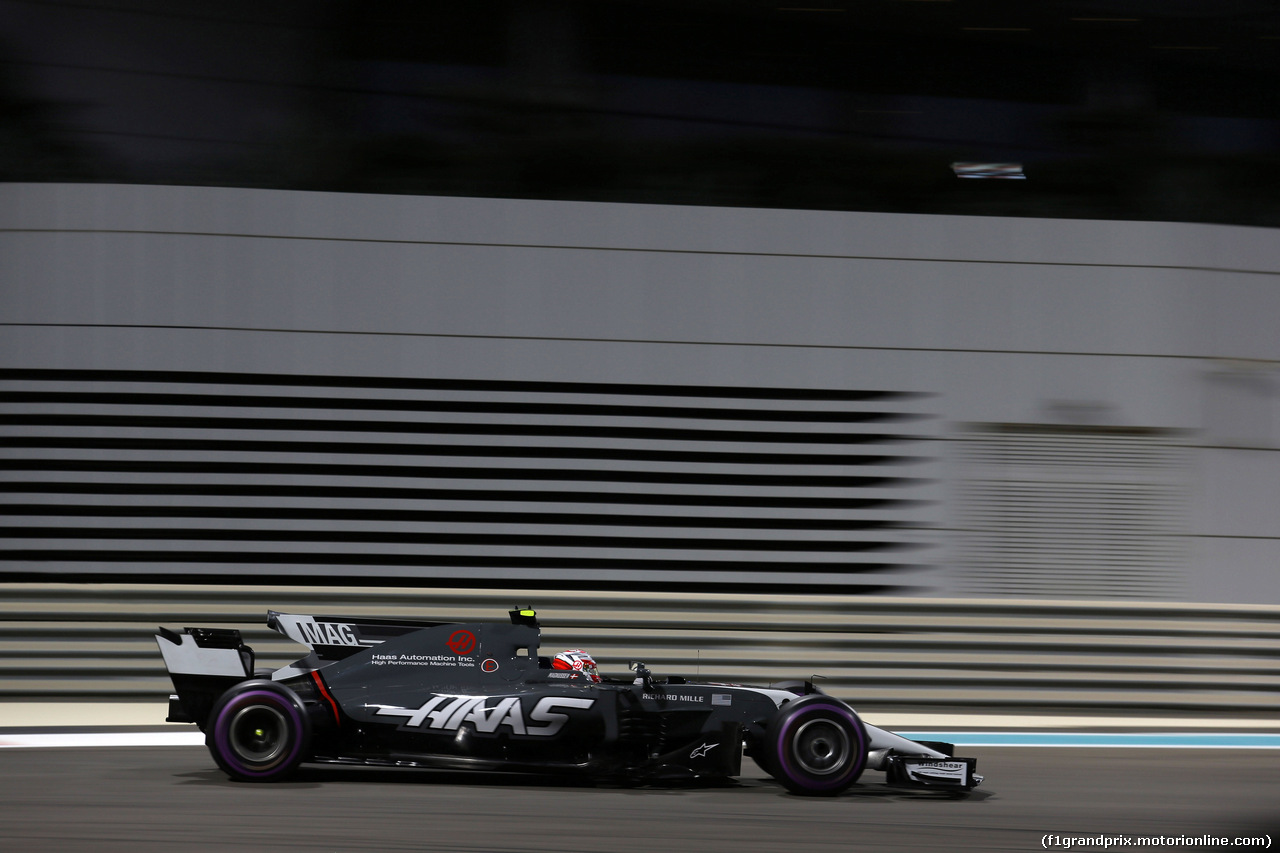 GP ABU DHABI, 24.11.2017 - Prove Libere 2, Kevin Magnussen (DEN) Haas F1 Team VF-17