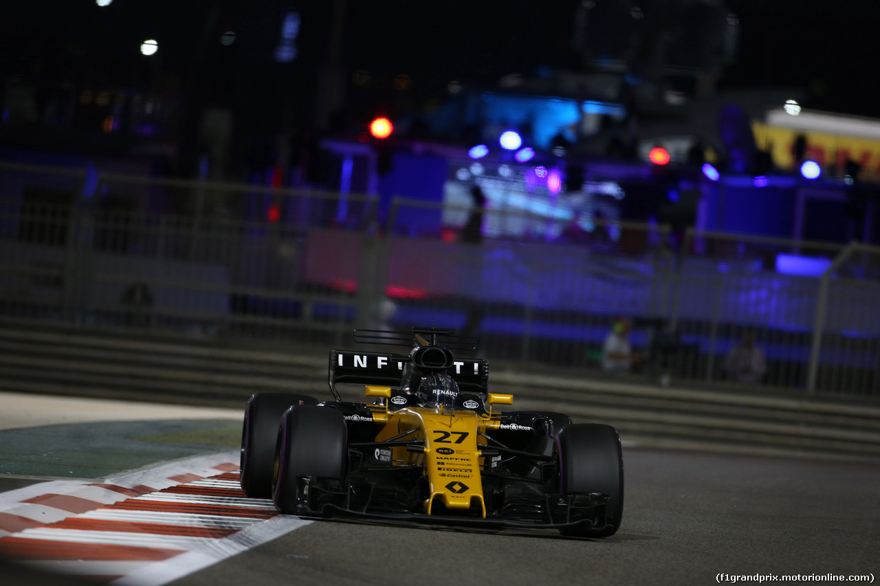 GP ABU DHABI, 24.11.2017 - Prove Libere 2, Nico Hulkenberg (GER) Renault Sport F1 Team RS17