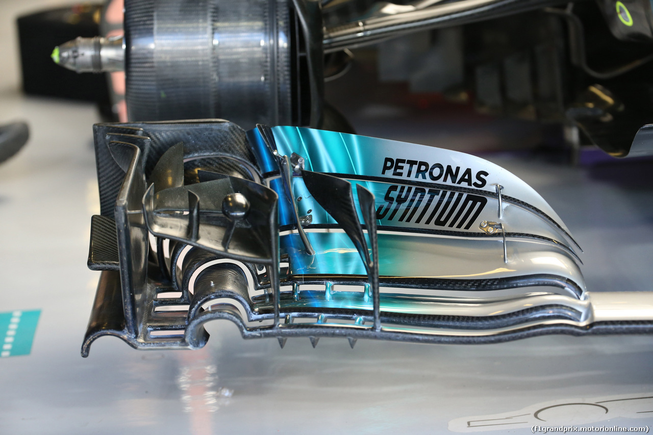 GP ABU DHABI, 24.11.2017 - Prove Libere 2, Mercedes AMG F1 W08, detail