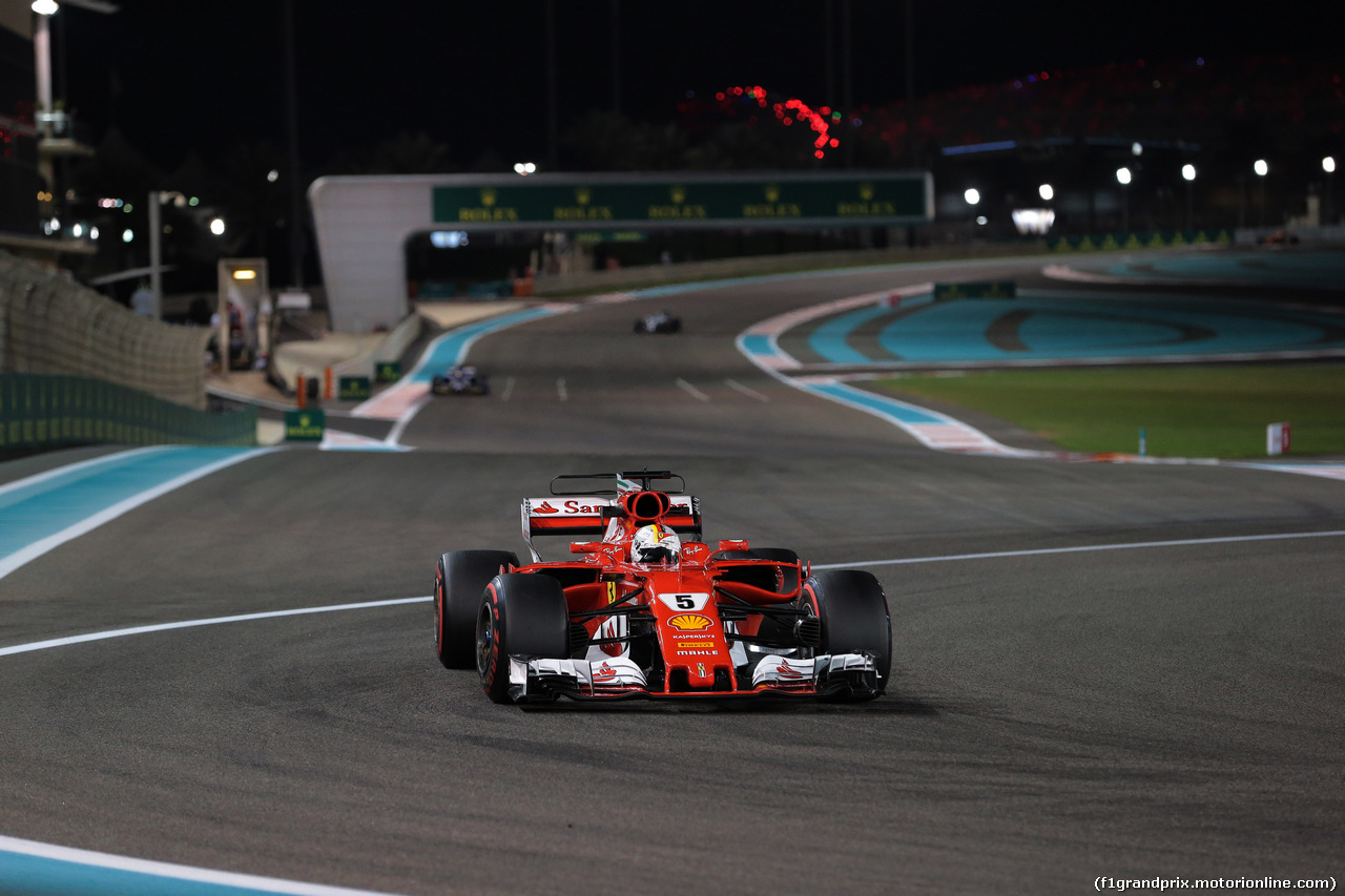 GP ABU DHABI, 24.11.2017 - Prove Libere 2, Sebastian Vettel (GER) Ferrari SF70H