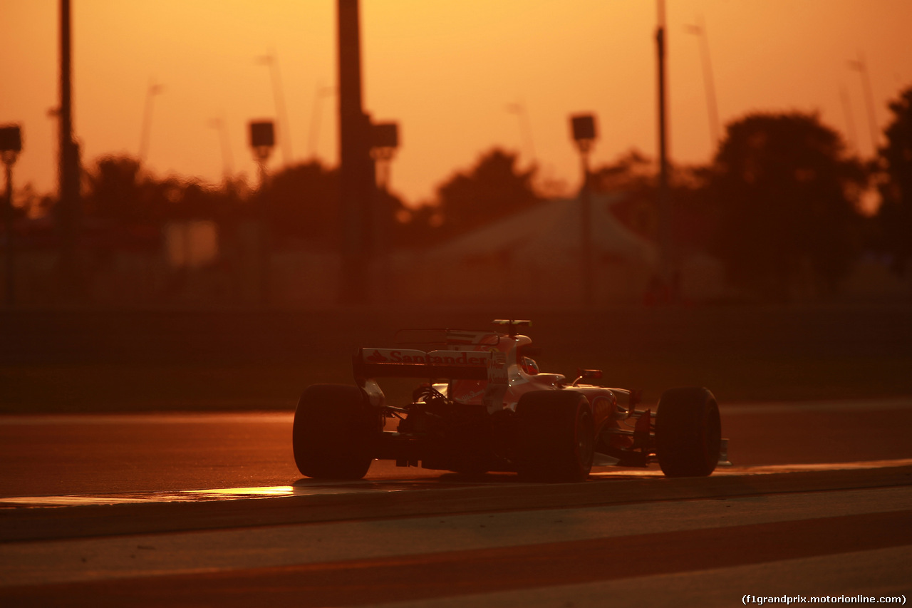 GP ABU DHABI, 24.11.2017 - Prove Libere 2, Kimi Raikkonen (FIN) Ferrari SF70H