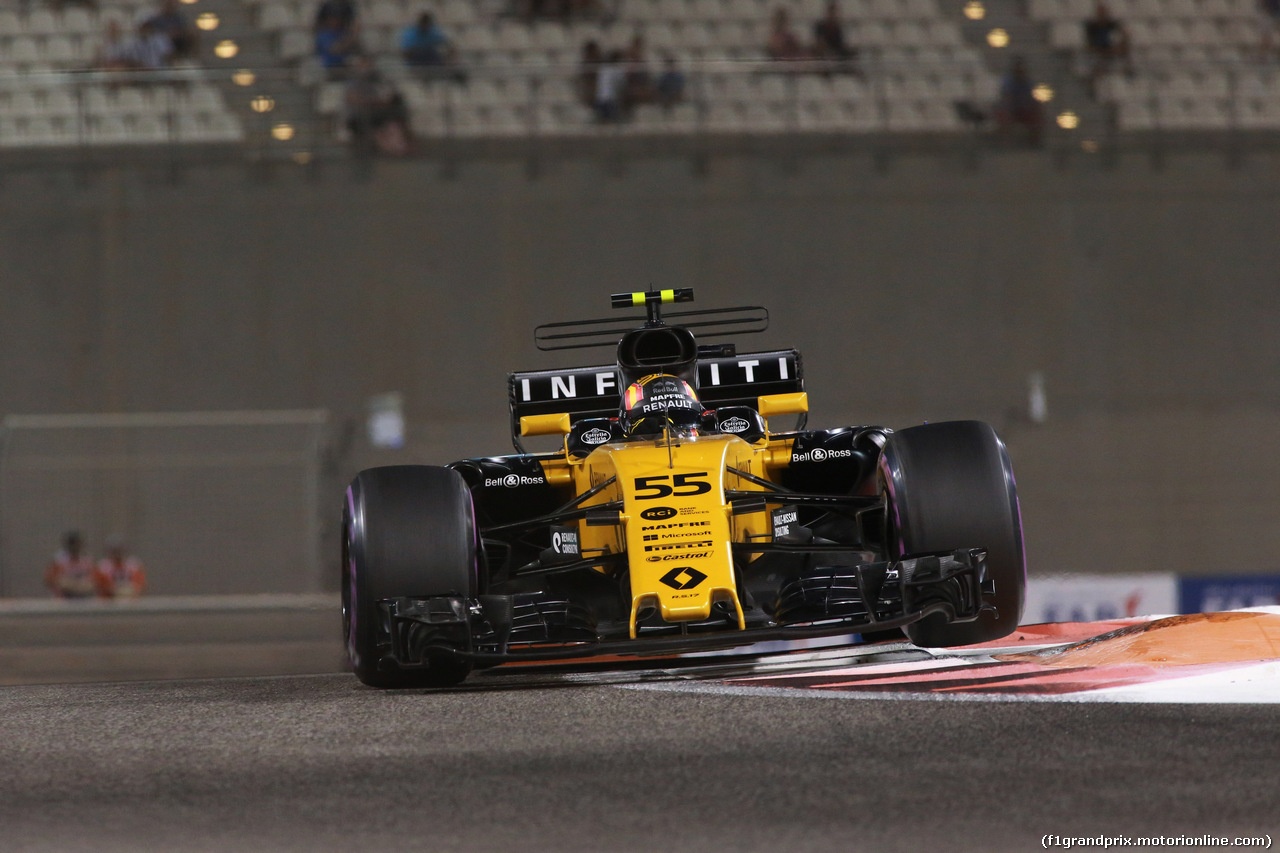 GP ABU DHABI, 24.11.2017 - Prove Libere 2, Carlos Sainz Jr (ESP) Renault Sport F1 Team RS17