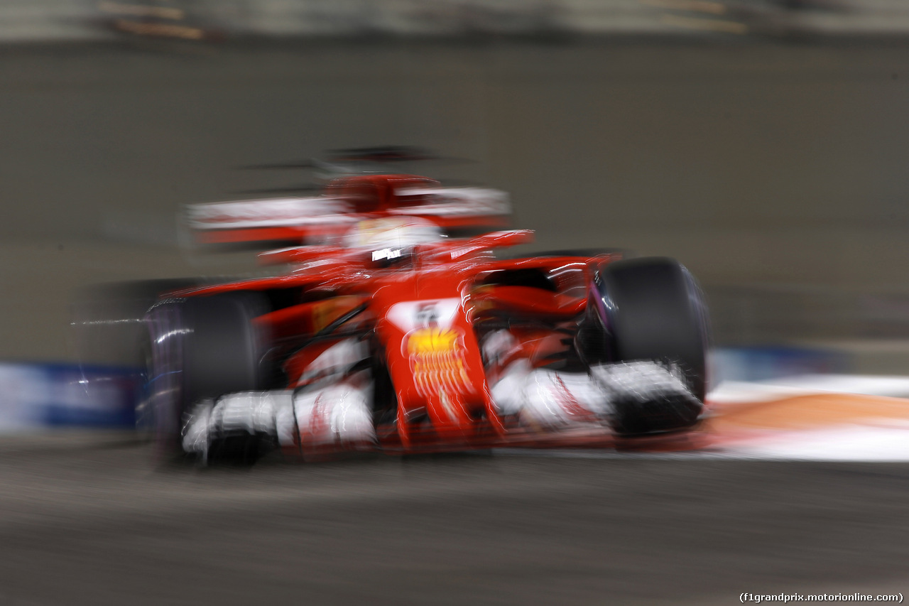 GP ABU DHABI, 24.11.2017 - Prove Libere 2, Sebastian Vettel (GER) Ferrari SF70H