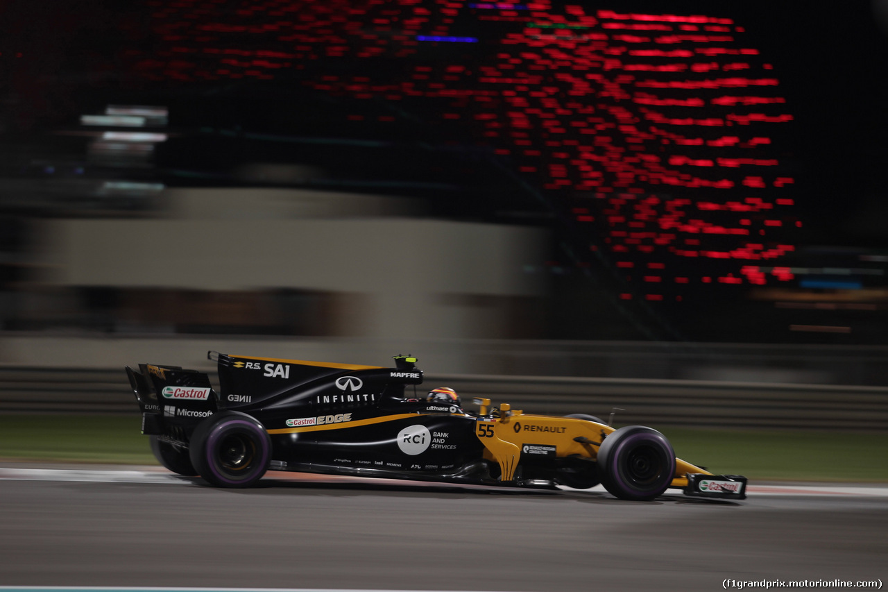 GP ABU DHABI, 24.11.2017 - Prove Libere 2, Carlos Sainz Jr (ESP) Renault Sport F1 Team RS17