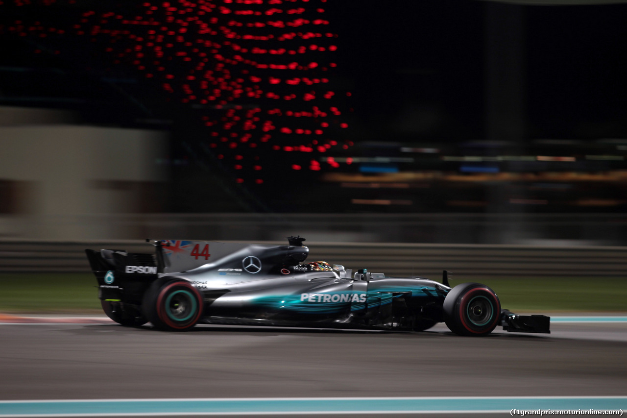 GP ABU DHABI, 24.11.2017 - Prove Libere 2, Lewis Hamilton (GBR) Mercedes AMG F1 W08