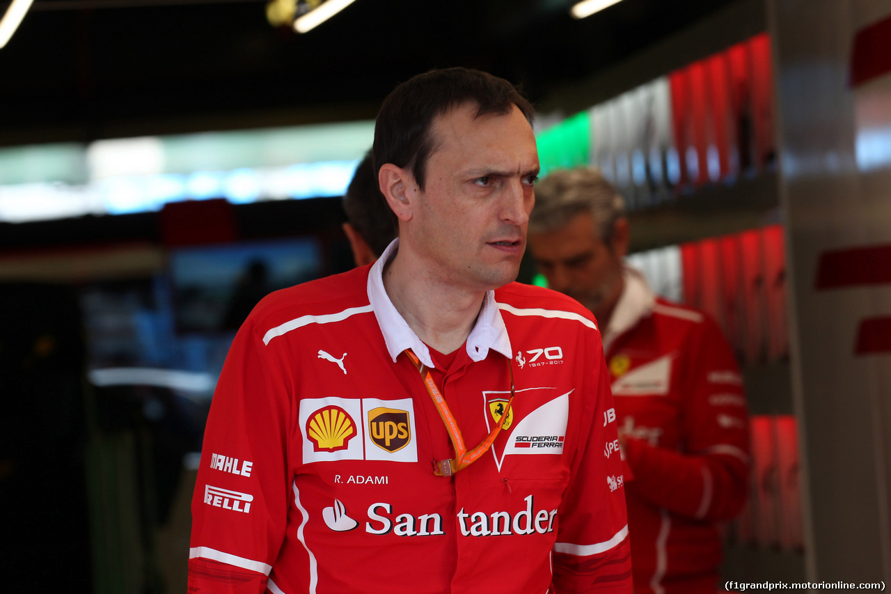 GP AUSTRALIA, 26.03.2017 - Riccardo Adami (ITA) Ferrari Gara Engineer