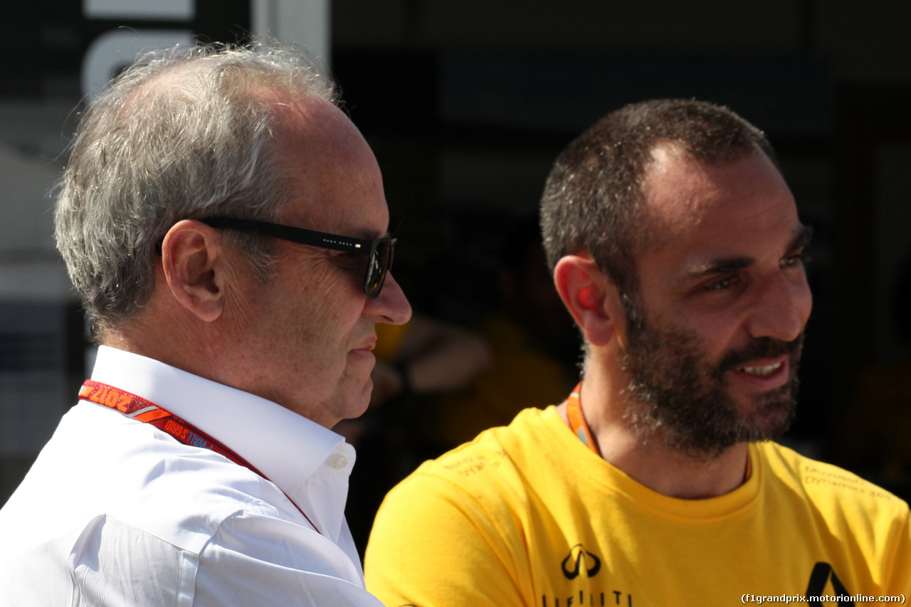 GP AUSTRALIA, 26.03.2017 - Jerome Stoll (FRA) Renault Sport F1 President e Cyril Abiteboul (FRA) Renault Sport F1 Managing Director