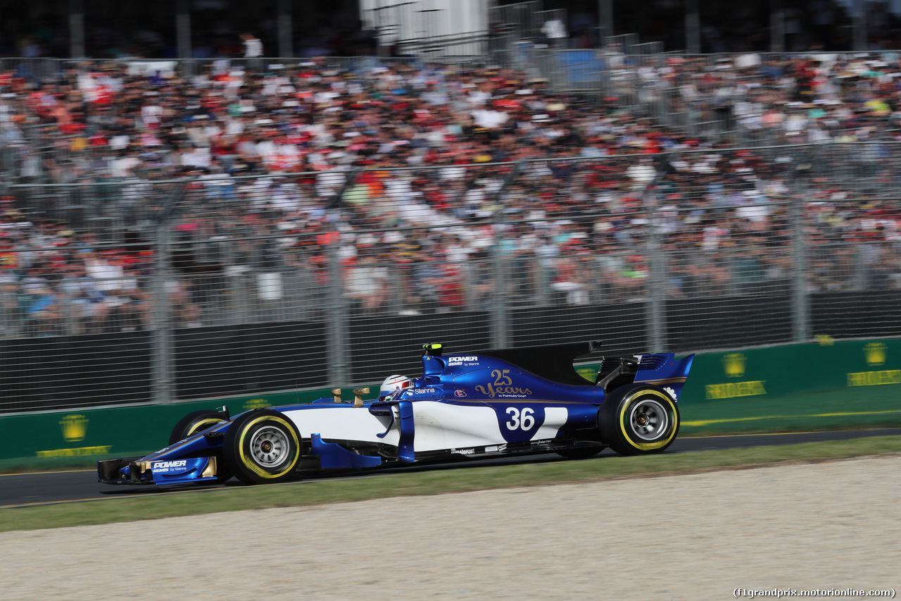 GP AUSTRALIA, 26.03.2017 - Gara, Antonio Giovinazzi (ITA) Sauber C36