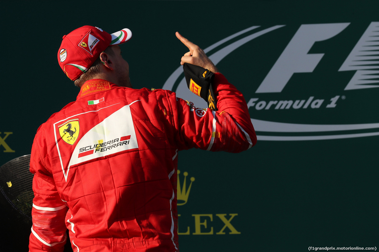GP AUSTRALIA, 26.03.2017 - Gara, Sebastian Vettel (GER) Ferrari SF70H vincitore