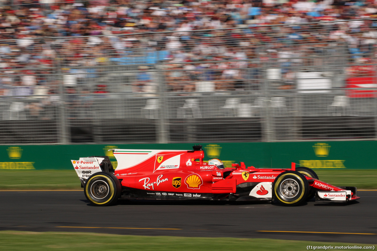 GP AUSTRALIA, 26.03.2017 - Gara, Sebastian Vettel (GER) Ferrari SF70H