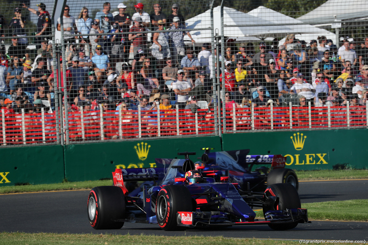 GP AUSTRALIA, 26.03.2017 - Gara, Daniil Kvyat (RUS) Scuderia Toro Rosso STR12