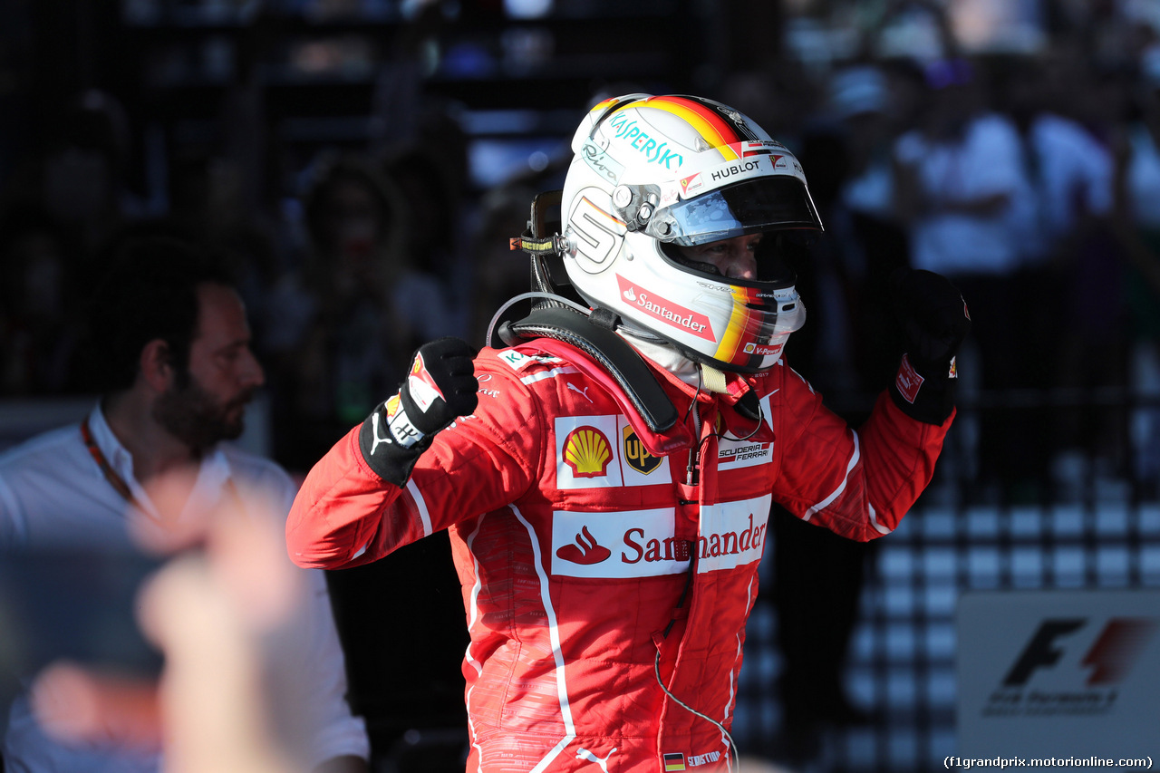 GP AUSTRALIA, 26.03.2017 - Gara, Sebastian Vettel (GER) Ferrari SF70H vincitore
